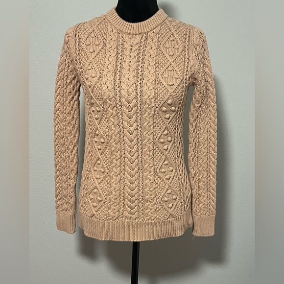 ZARA KNIT Cable Knit Sweater - S - Picture 1 of 5